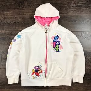 Disney Parks Walt Disney World 2014 Sorcerer Mickey Mouse & Friends White Hoodie